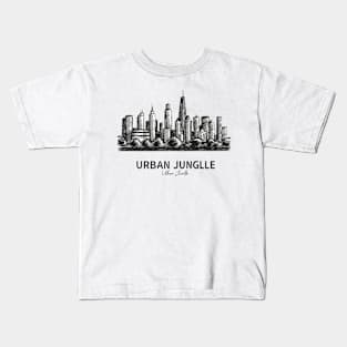 City Skyline Kids T-Shirt